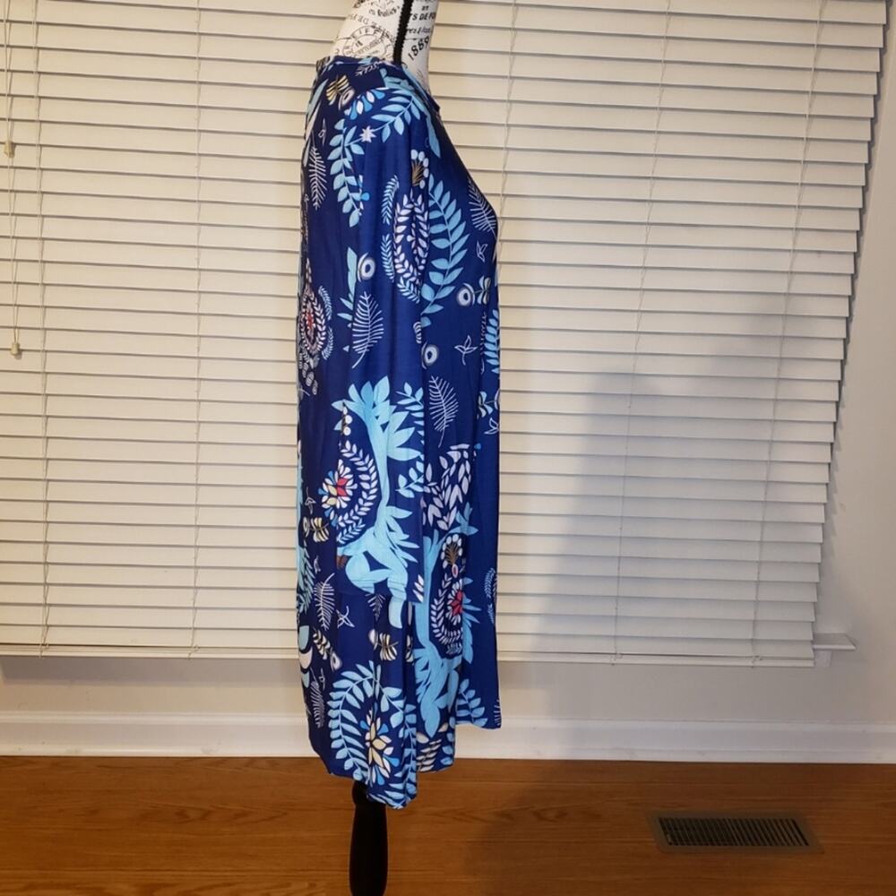 Floral Scoop Neck Dress with Pockets NWT - Picture 6 of 10